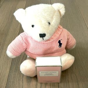 Ralph Lauren Tender Romance Eau De Parfum Natural Spray 3.4oz w/ Stuffed Bear
